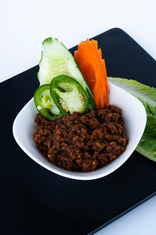 Mam Ruoc Thit Bam - Ground Pork in Fermented Shrimp Sauce