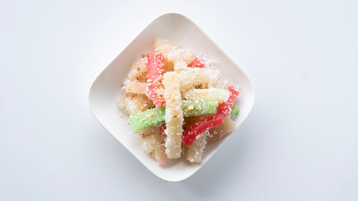 Silkworm Cassava Dessert (Banh Tam Mi)