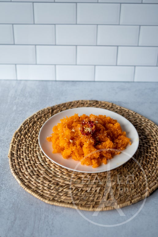 Sweet Rice with Baby Jackfruit (Xoi Gac)